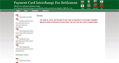 Desktop Screenshot of paymentcardsettlement.com